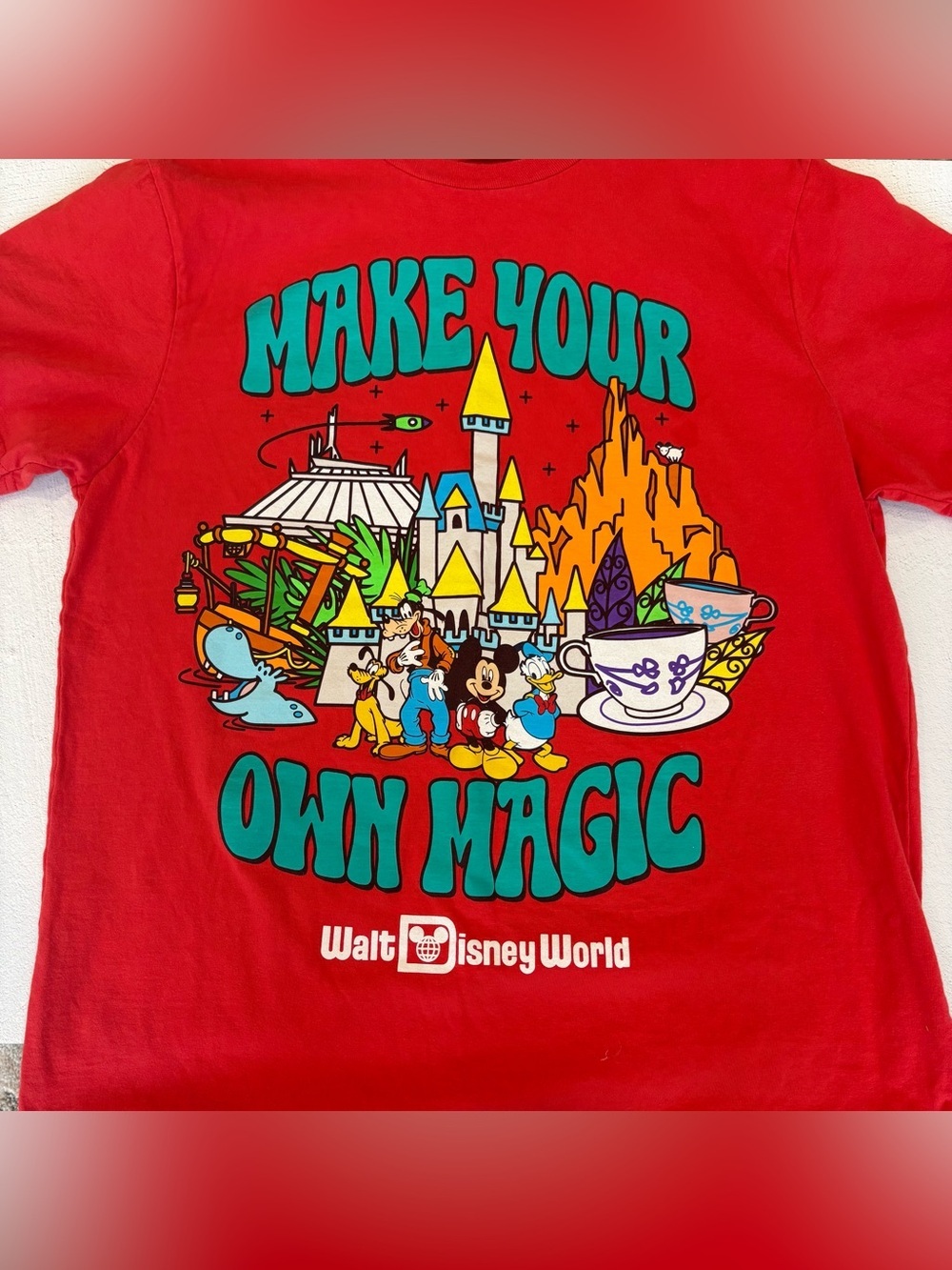 Disney “Make Your Own Magic” Mickey & Friends Graphic Tee, Size Large